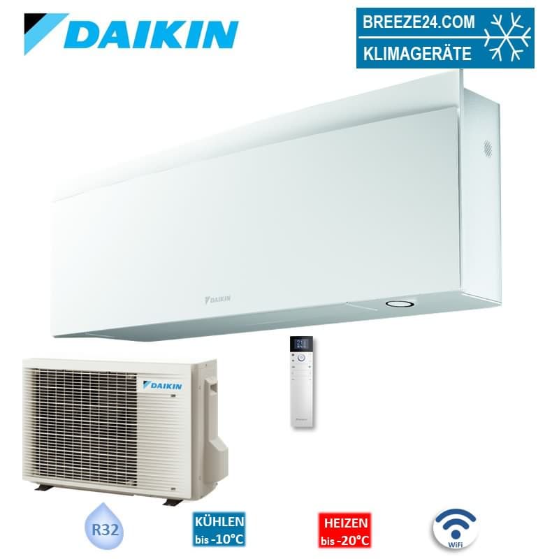 Daikin Set FTXJ20AW9 + RXJ20A Emura WiFi Mattweiß 2,0 kW 1 Raum 20 - 25 
