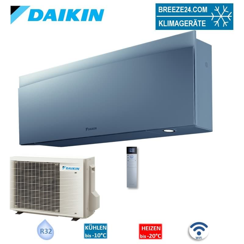 Daikin Set FTXJ25AS + RXJ25A WiFi Emura Silber 2,5 kW 1 Raum 25 - 30 m²