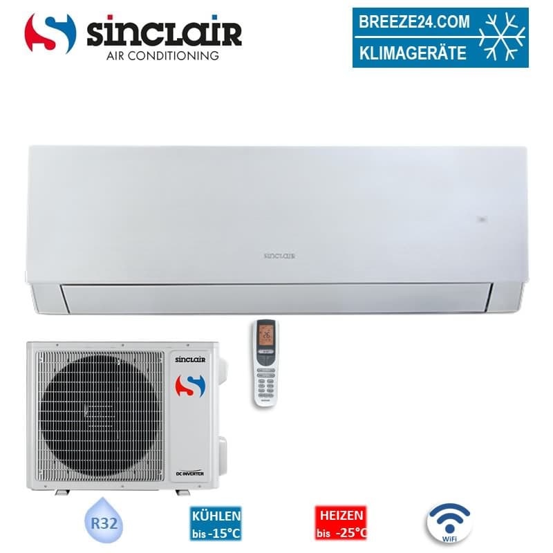Sinclair MARVIN SIH-24BIMS + SOH-24BIM WiFi 7,1 kW silber