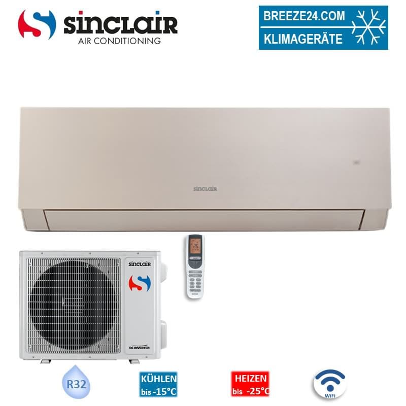 Sinclair MARVIN SIH-12BIMC + SOH-12BIM WiFi 3,5 kW champagner