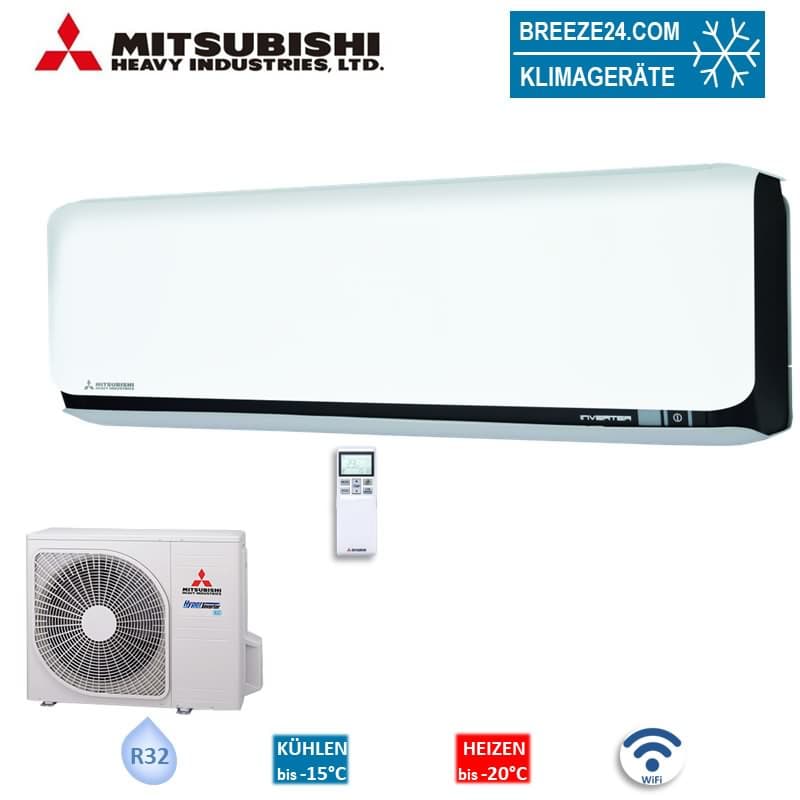 Mitsubishi Heavy Set SRK50ZSX WFB + SRC50ZSX-W3 Schwarz/Weiss 5,0kW WiFi