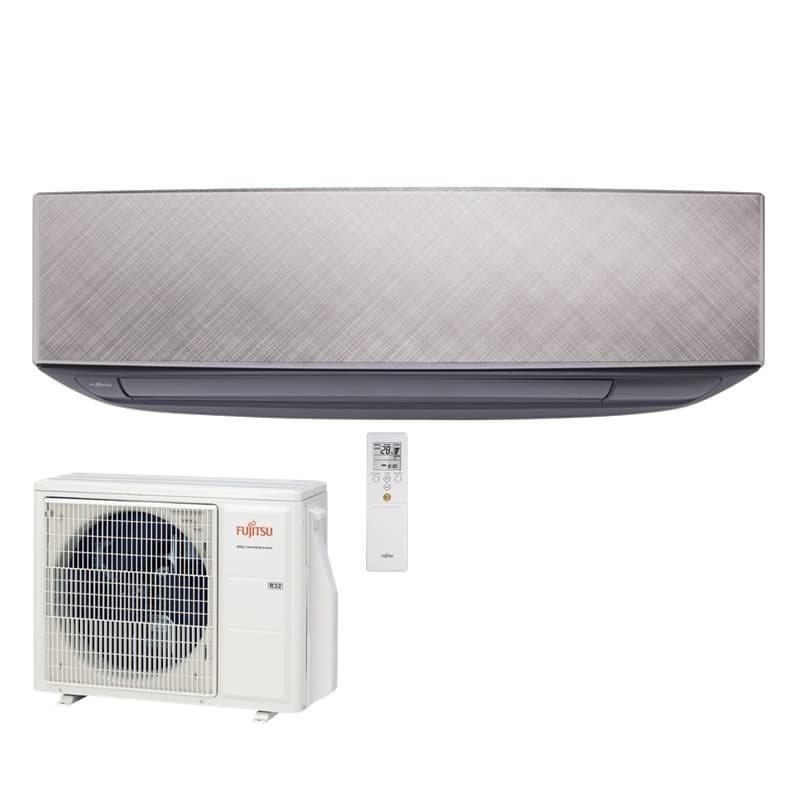 Fujitsu Set ASYG07KETAB + AOYG07KETA WiFi Design eco silber-grau 2,0 kW 2