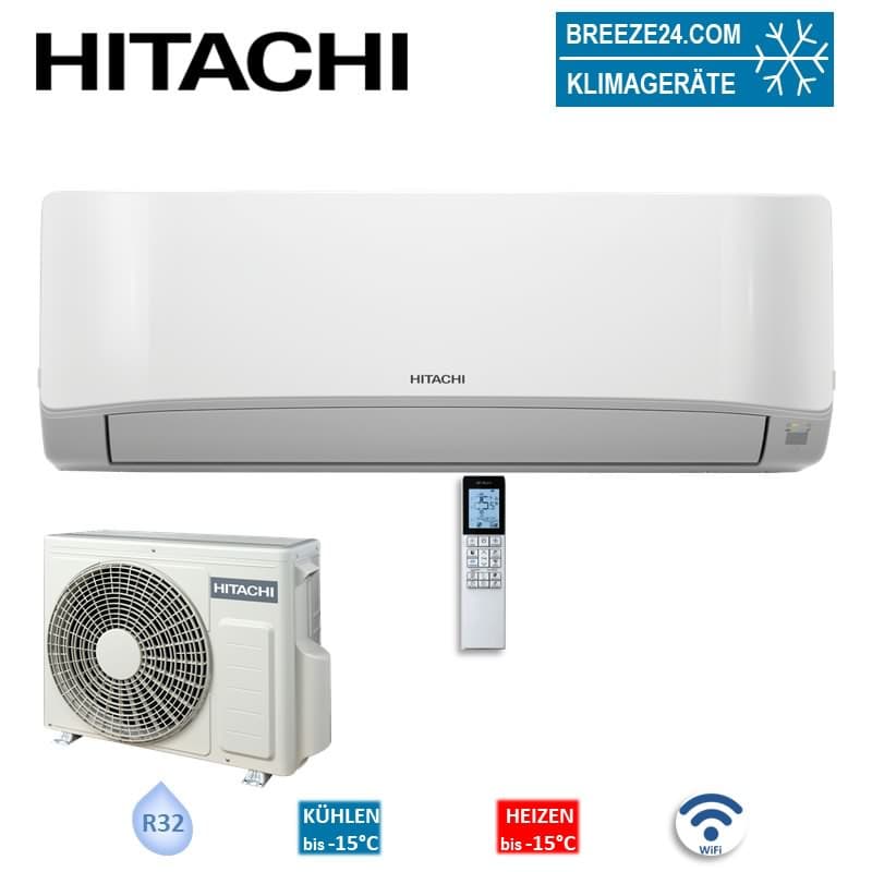 Hitachi Set RAK DJ35RHAE + RAC DJ35WHAE airHome 400 3,5 kW für 1 Raum 35