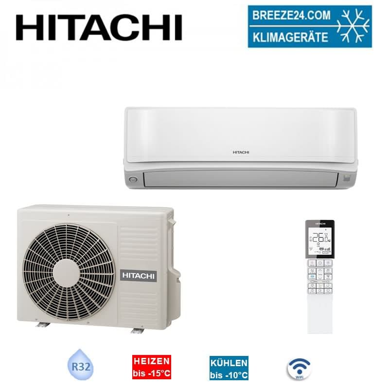 Hitachi Set RAK VJ35PHAE + RAC VJ35PHAE airHome 600 3,5 kW für 1 Raum 35