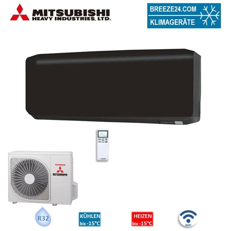 Mitsubishi Heavy Set SRK20ZS WFB BLACK + SRC20ZS-W 2,0kW WiFi