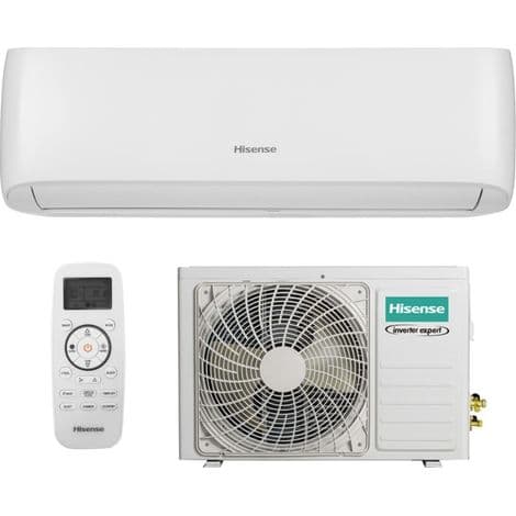 Hisense 3,5 kW Wifi, silencieux 16 dB, A++/A+++, gaz R32, mode Smart, tr