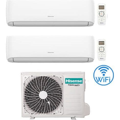 Hisense double split Inverter 7000 + 9000 BTU